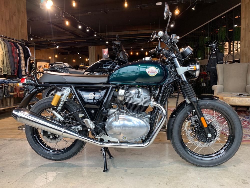 Royal Enfield Interceptor 650 Cali Green (Standard / Single tone)