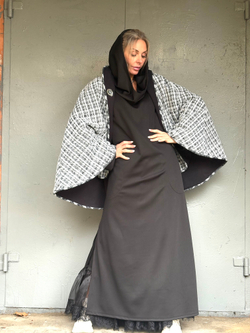 Платье Assassin / черный/футер петля /плотная ткань