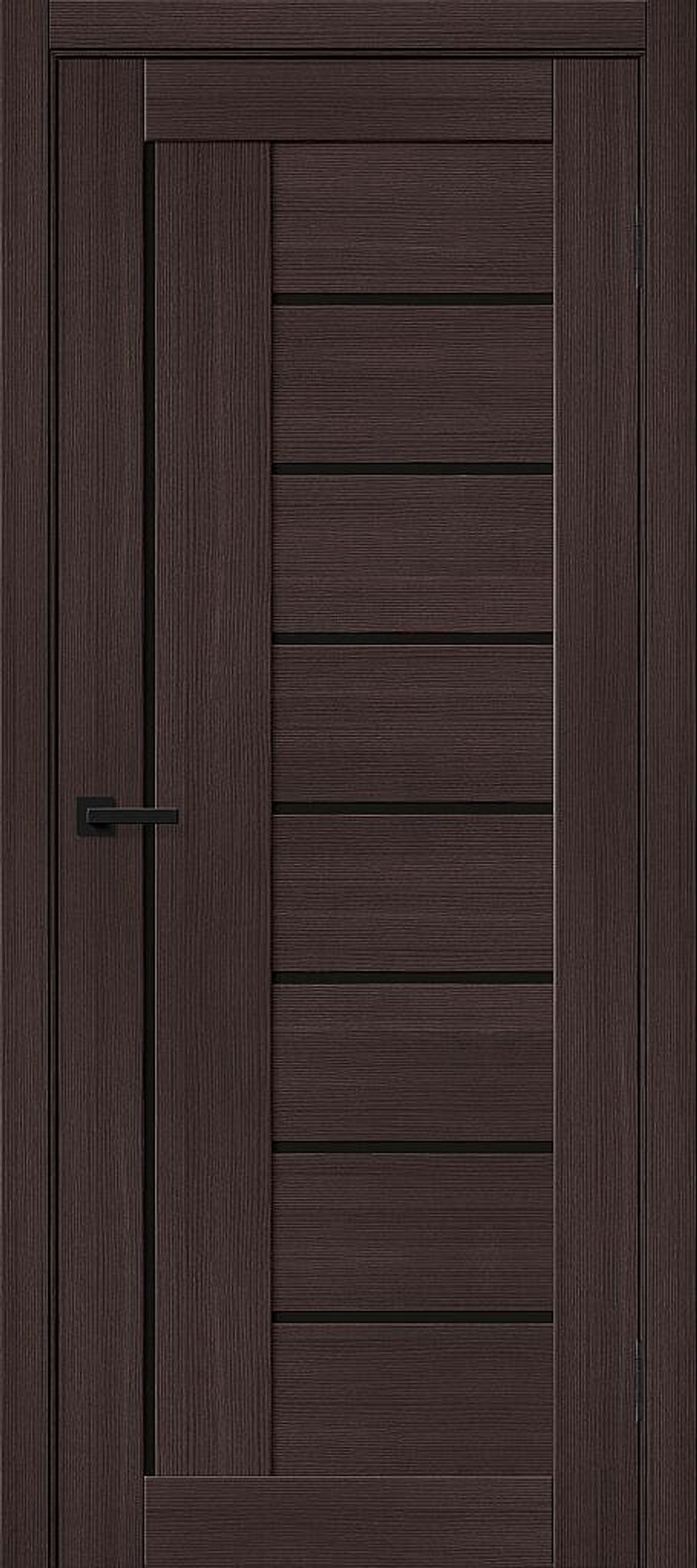 Браво-29 Wenge Melinga Black Shine 200*70