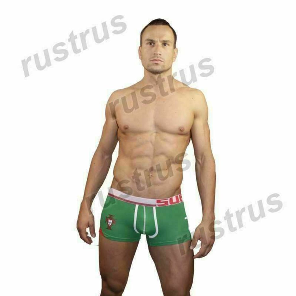 Мужские трусы хипсы зеленые Superbody