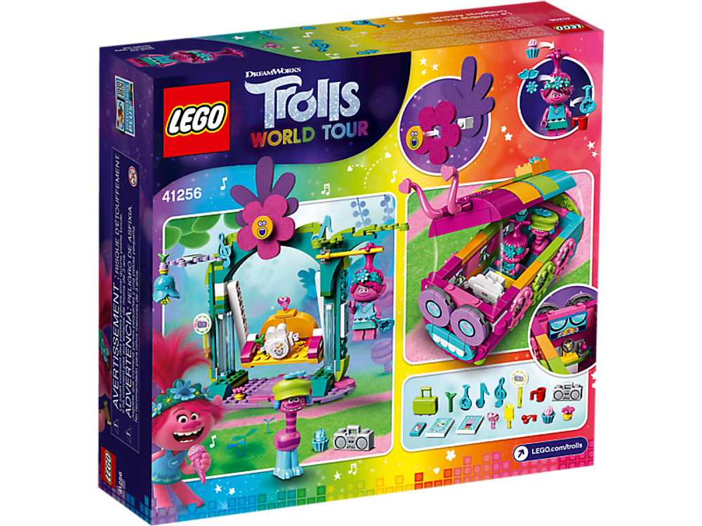 LEGO Trolls: Радужный автобус троллей 41256 — Rainbow Caterbus — Лего Троллз Тролли