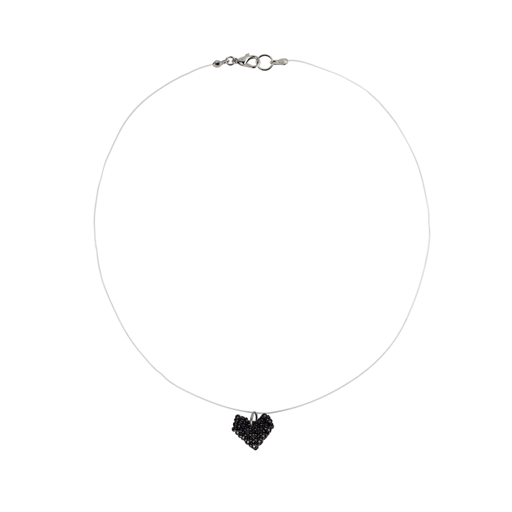 MINI LOVERS necklace BLACK