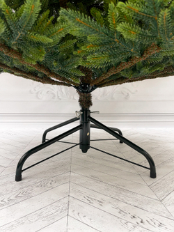 Ель TreeDeLuxe Королевская стройная 100% литая 155см зеленая