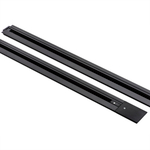 Шинопровод однофазный встраиваемый Barra Lightstar 501028 черный матовый 2м