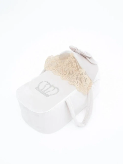 Конверт на выписку новорождённому с переноской зимний