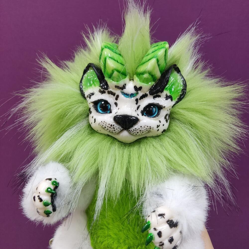 Дракон ирбис интерьерная игрушка