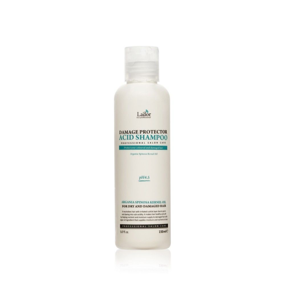 Шампунь бесщелочной для волос с протеинами шелка 150 мл La’dor Damaged Protector Acid Shampoo