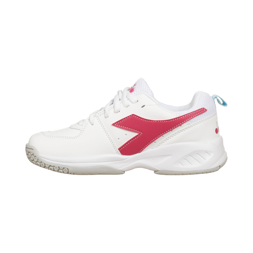 Детские теннисные кроссовки Diadora S. Challenge 5 SL AC All Court Shoe Kids - White, Pink