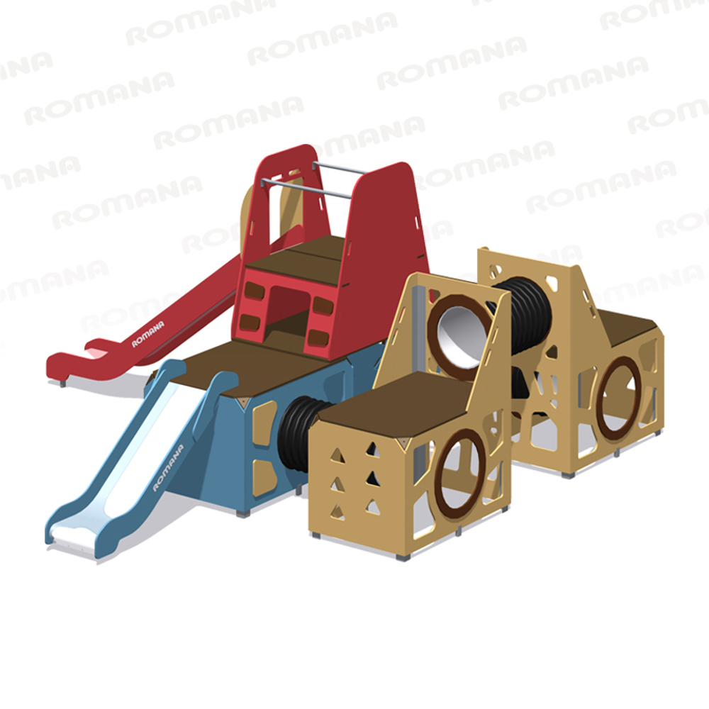 Детский игровой модуль с горкой Romana 115.13.00