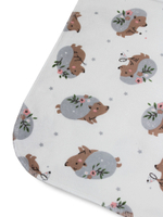 Фланелевая пелёнка Лесной ёжик 90*130