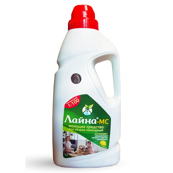 Лайна 1 л МИМОЗА дезинфицирующее моющее средство