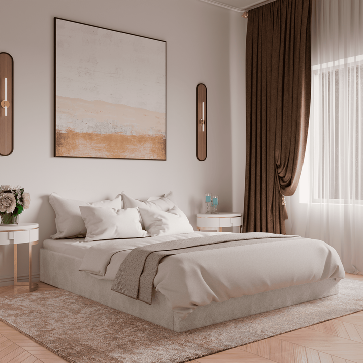 Двуспальная кровать с настилом Бокс, 160х200