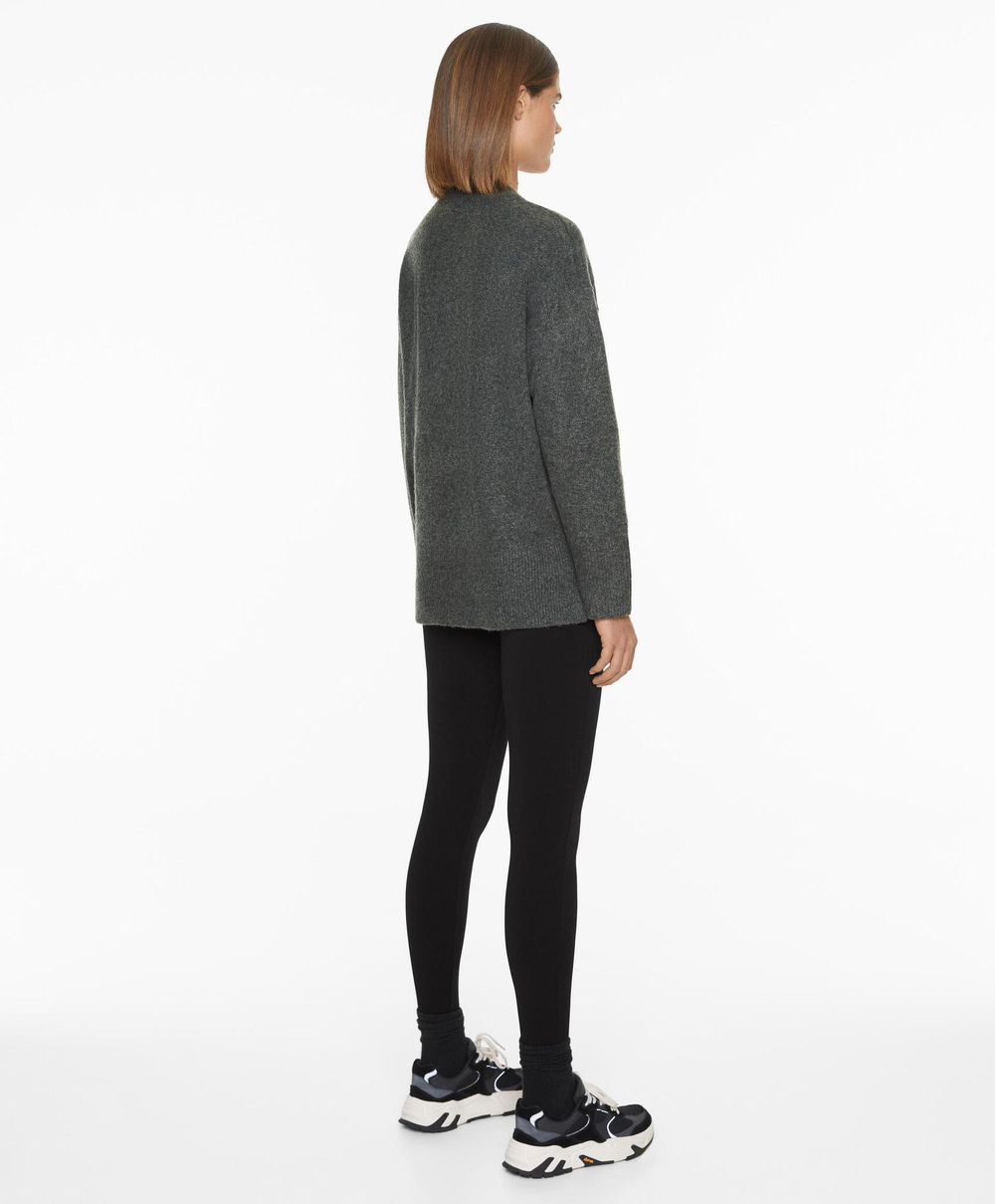 Oysho Свитер из трикотажа, темно-серый