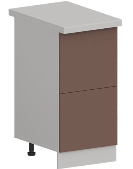 Кухня Модуль ШН2Я 400 Ликата / Пудрово-розовый