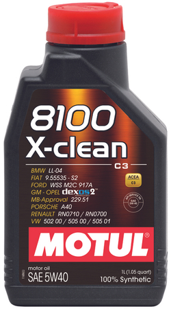 Motul 8100 X-clean 5w-40