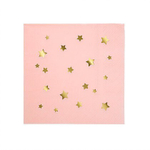Салфетки цветные маленькие "Jazzy Star" 16шт