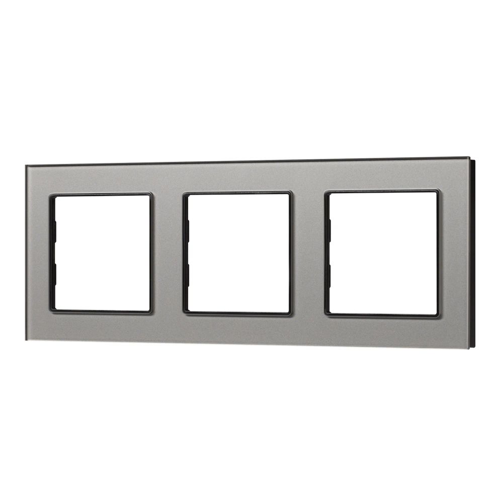 Рамка стеклянная FRM-GLARE-GS-3-GR (Arlight, -) 043801