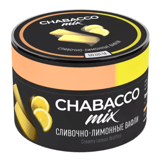 Chabacco Mix MEDIUM - Creamy Lemon Waffles (50г)