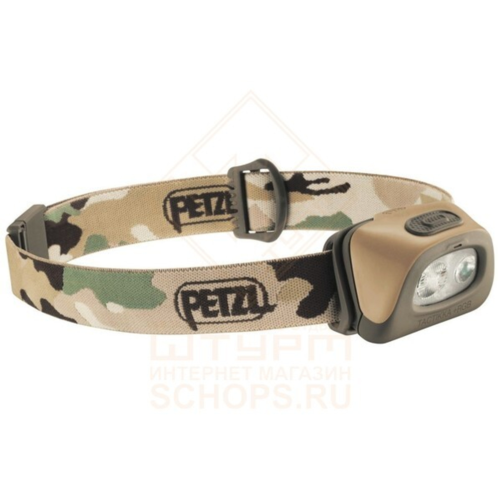 Фонарь налобный PETZL Tactikka plus, Camo