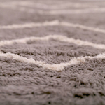 Стираемый коврик Nattiot Lässa Stone M (135 Х 190 см), хлопок, серый