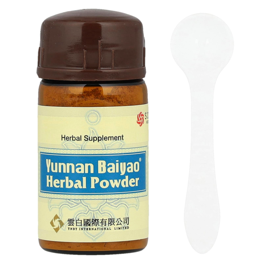 Yunnan Baiyao, Травяной порошок, 6 флаконов по 4 г