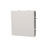 Выключатель встраиваемый VOLTUM S70 одноклавишный 10А, (белый матовый)