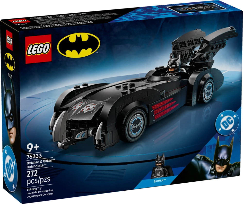 Конструктор LEGO DC Batman 76333 Batman & Robin Batmobile