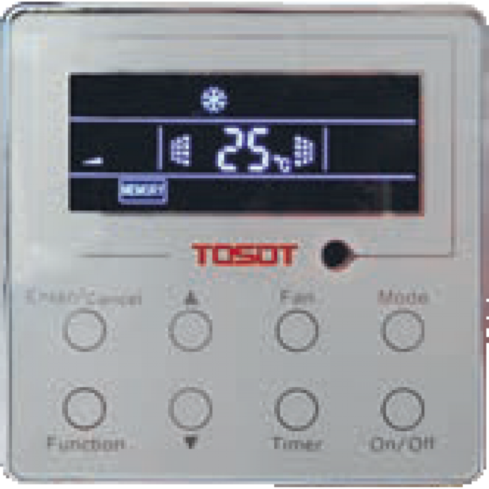 Мульти сплит-система TOSOT канальная на 2 комнаты (25+25 кв.м.)