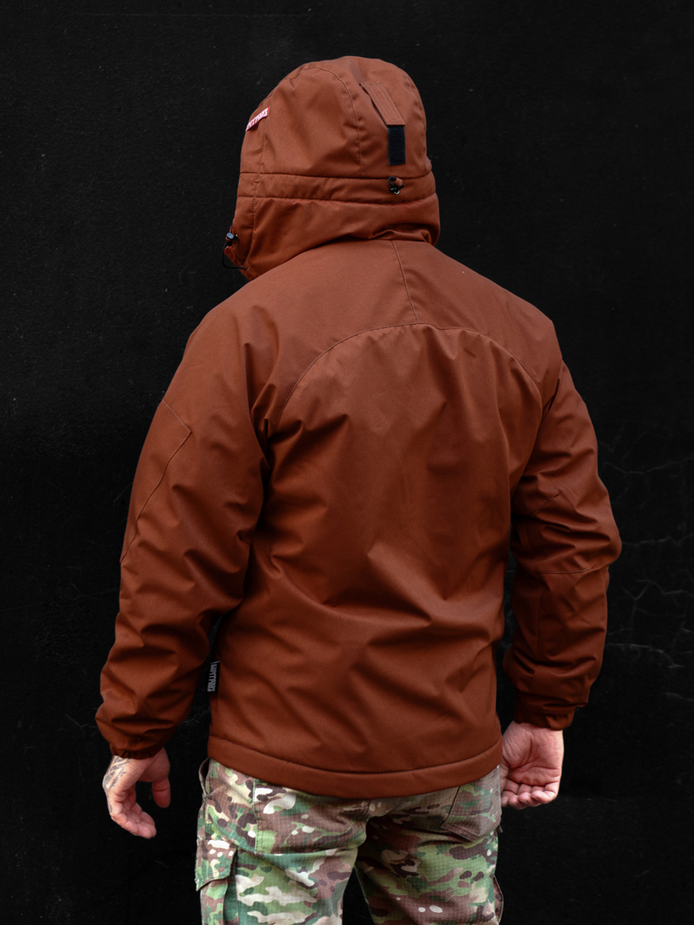 Куртка демисезонная Варгградъ на флисе мужская терракот