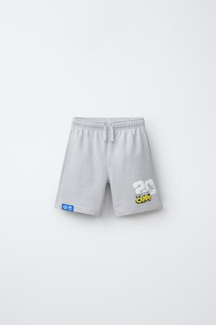 ZARA СВОБОДНЫЕ ШОРТЫ STUMBLE GUYS ™ © SCOPELY, СЕРЫЙ
