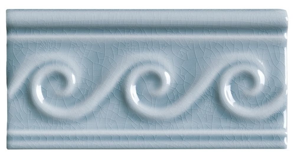 Бордюры ADEX MODERNISTA Relieve Olas C/C Stellar Blue