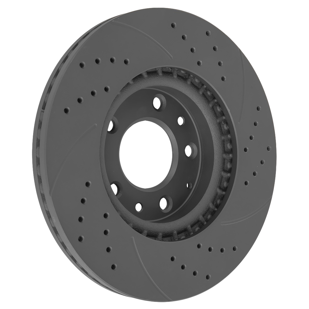 Диск тормозной передний перфорированный PRO-Line с покрытием (компл.2 шт) MAZDA 6 07 /Vent D=299mm GANZ GIJ10077S