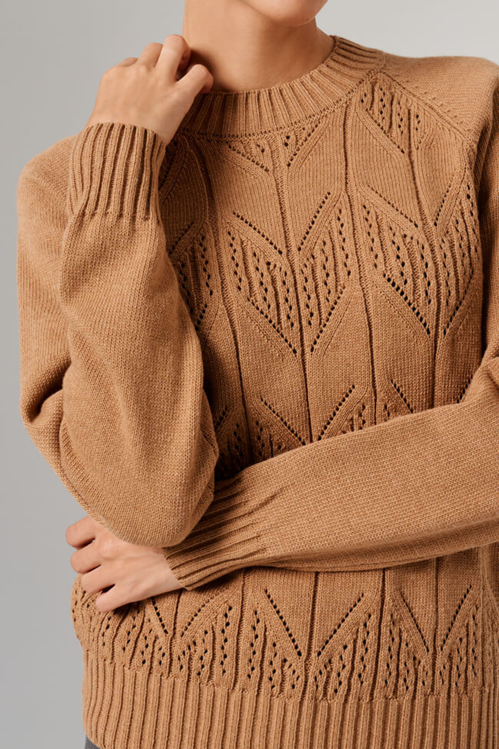 23169 Джемпер женский (песочный)