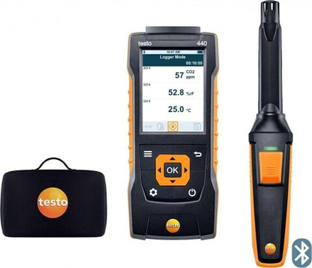 Комплект CO2 c Bluetooth Testo 440 (0563 4405) 0563 4405