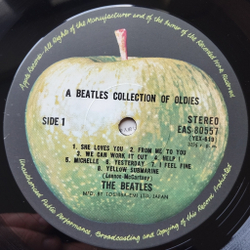 Винтажная виниловая пластинка LP The Beatles Collection Of Oldies (Japan 1976) (Obi) We Can Work It Out