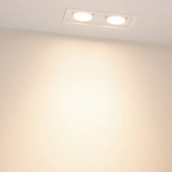 Светильник MS-VORTEX-BUILT-S170x90-2x12W Warm3000 (WH-WH, 40 deg, 230V) (Arlight, IP20 Металл, 5 лет) 057761