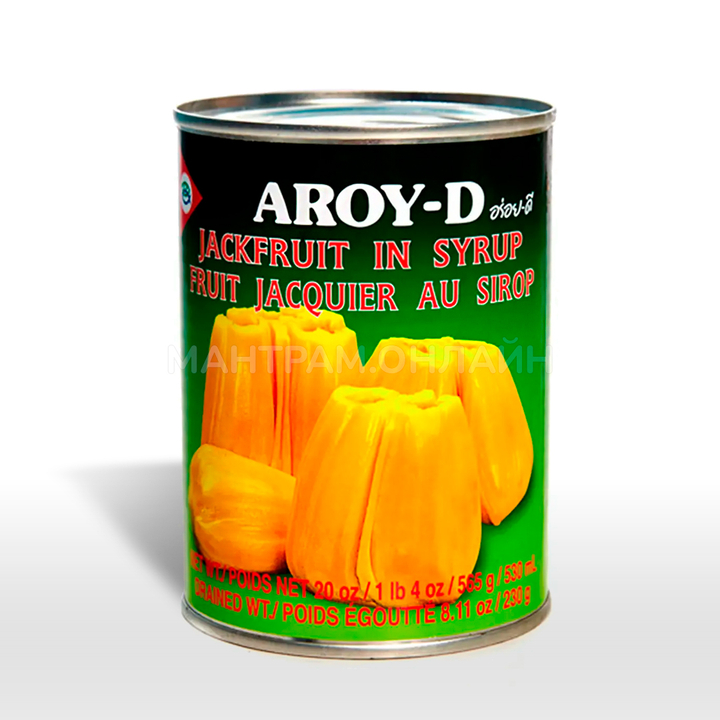 Джекфрут в сиропе Aroy-D Jackfruit in syrup ж/б 565 г