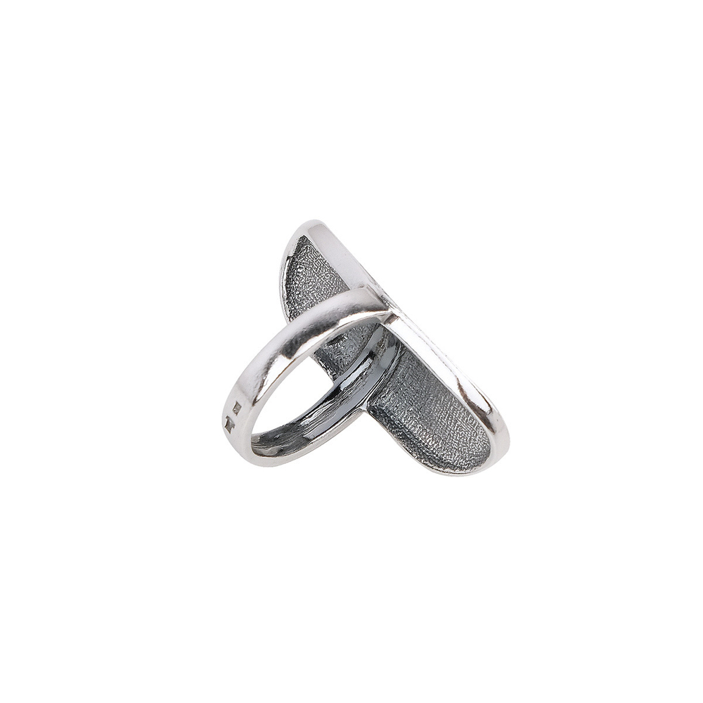 "Импресс" кольцо в серебряном покрытии из коллекции "Эдем" от Jenavi