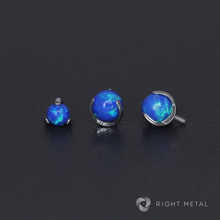 Ball 3-Prongs 3мм/4мм Opal #05