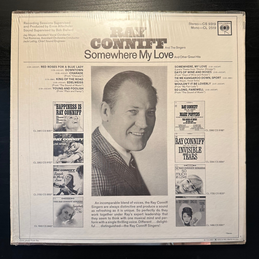 Ray Conniff And The Singers - Somewhere My Love (США 1966г.)