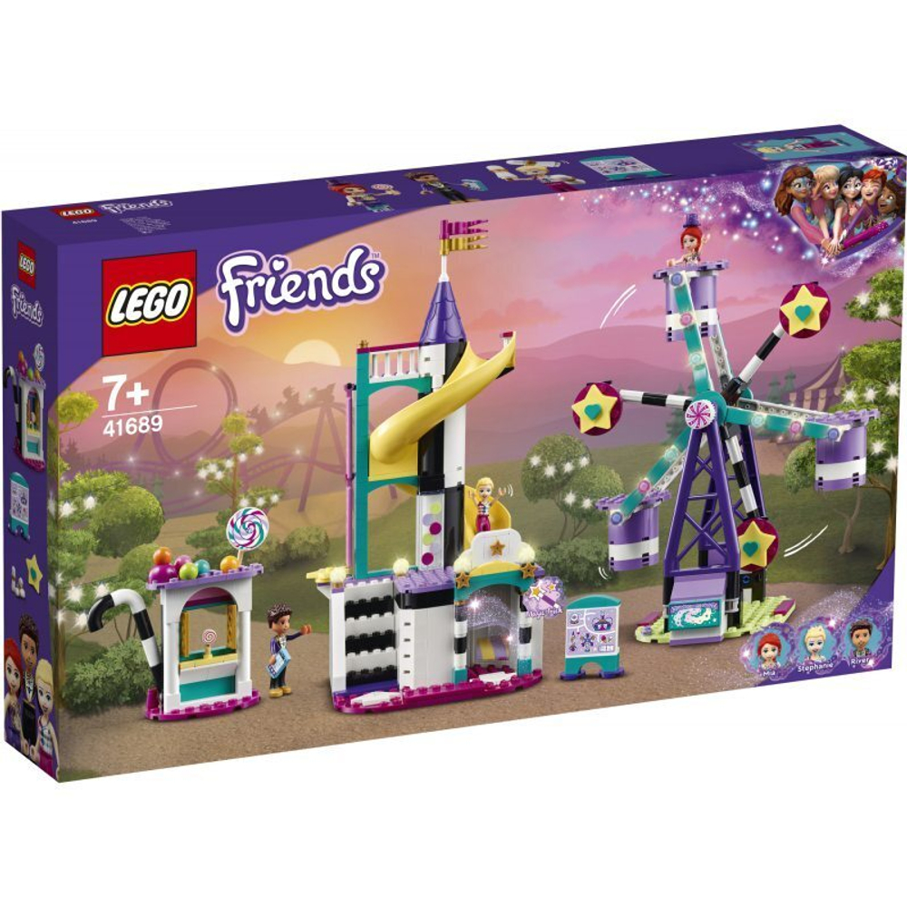 Конструктор LEGO Friends - Волшебное колесо обозрения и горка 41689 купить  в Москве | Доставка по России.