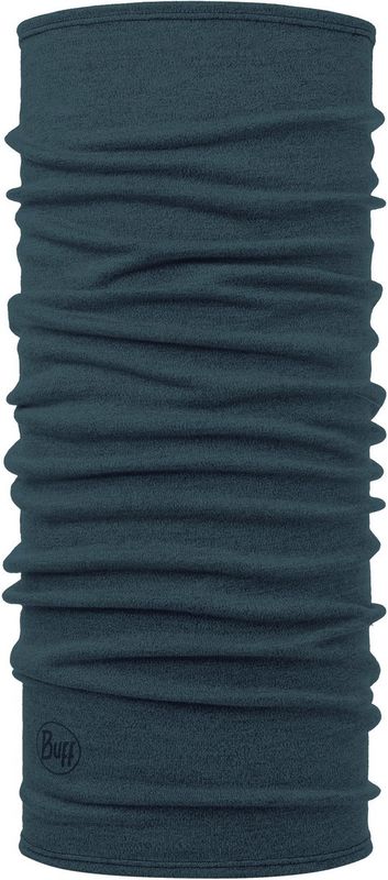 Шерстяной шарф-труба Buff Wool midweight Dusty Blue Melange Фото 1