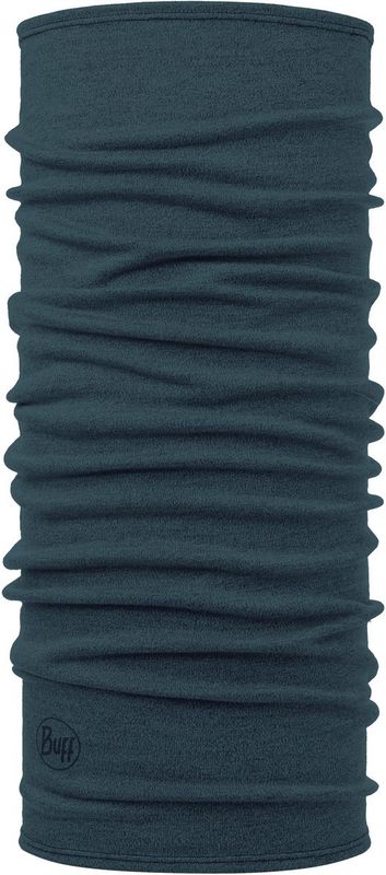 Шерстяной шарф-труба Buff Wool midweight Dusty Blue Melange Фото 1