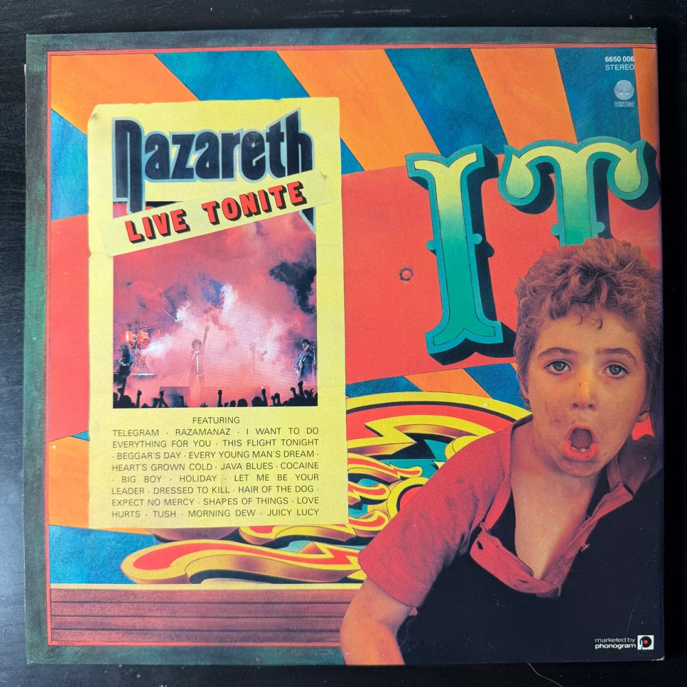 Nazareth ‎– 'Snaz 2LP (Скандинавия 1981г.) Т
