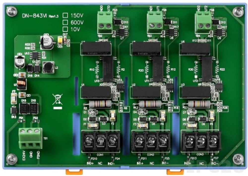 Плата ICP DAS DN-843VI-600V CR