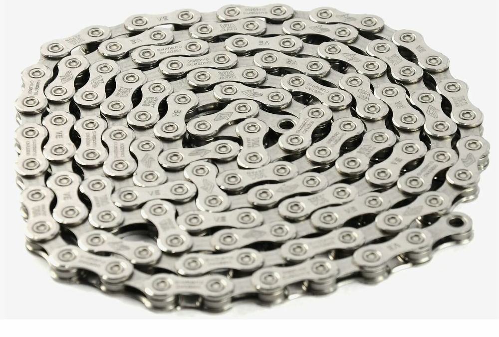 Цепь SHIMANO LG500, 128 звеньев (10/11 скоростей, замок)