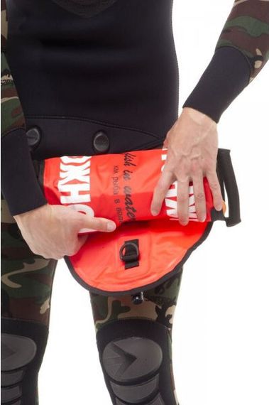 Буй Sargan Гладыш маркерно-трансп. с грузовым карманом оранжево-желтый