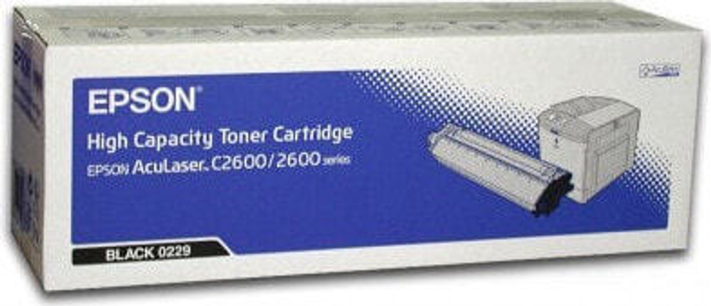 Картридж тонерный черный 1 шт Epson AL-C2600 C13S050229