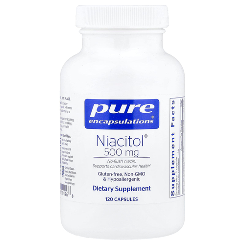 Pure Encapsulations, Niacitol®, 500 mg, 120 Capsules
