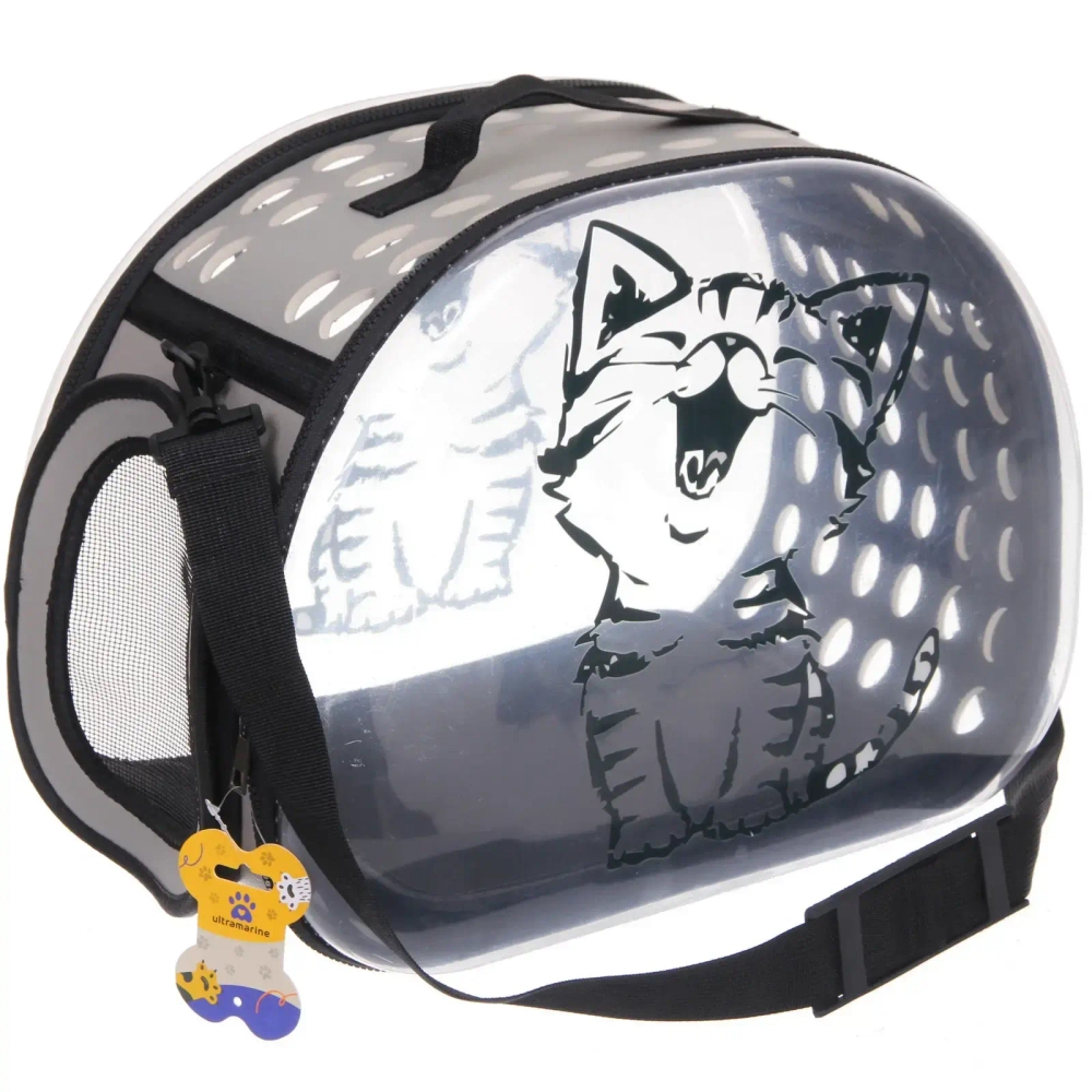 Сумка - переноска для животных «Малыш Юки», цвет как на фото, 42*28*32/до 13кг (пакет и лейбл)